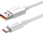 baseus usb a to type c cable superior series 100w 5a 1m white photo baseus usb a to type c cable superior series 100w 5a 1m white photo