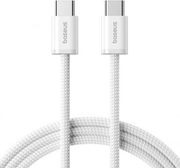 baseus dynamic 4 series type c to type c cable 100w 5a 2m white photo