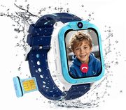 blackview 4g kid wifi waterproof ip68 smartwatch with lanyard blue z40pro b photo
