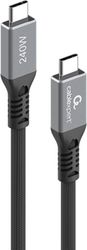 cablexpert premium usb 4 type c charging data cable 40 gbps 240w 03m ccbp usb4 cmcm240 03m photo