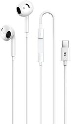 remax rm 06a white in ear headphone type c photo remax rm 06a white in ear headphone type c photo