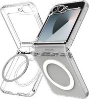 spigen ultra hybrid pro magsafe clear white for samsung galaxy z flip7 fe flip 6 photo