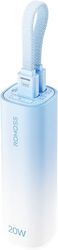 romoss psc05c 5000mah 20w mini powerbank blue photo