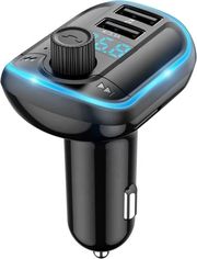 yesido y44 fm transmitter and car charger black photo