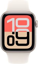 apple watch se 3 cellular starlightaluminium 40mm starlight sport band s m mep64zr a photo