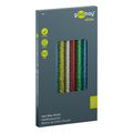 goobay 77855 set 10 rabdon silikonis 11mm glitter se 5 xromata extra photo 1