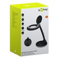 goobay 65576 led magnifying lamp with base 6w black extra photo 10
