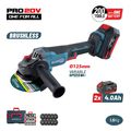 bormann pro bbp3651x44ca goniakos troxos brushless rythmizomenos 20v 3000 5400 8000rpm 2x40ah extra photo 1
