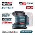 bormann pro bbp5413 tribeio ekkentro brushless mpatarias 20vli ion125mm5 taxytitessolo extra photo 1