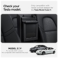 spigen tesla center console organizer hidden storage box black for model y 3 extra photo 6