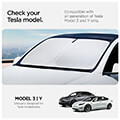 spigen tesla cryoshade front windshield sunshade for model y 3 extra photo 10 spigen tesla cryoshade front windshield sunshade for model y 3 extra photo 10