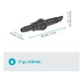 gardena micro drip syndesmos 13mm se 46mm extra photo 2