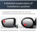 baseus full view blind spot rearview mirrors black extra photo 2
