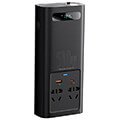 baseus in car inverter 12v to 220v usb 500w black extra photo 1