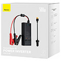 baseus in car inverter 12v to 220v usb 500w black extra photo 6