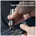 baseus sharp tool safety hammer window breaking safety belt cutter silver extra photo 4