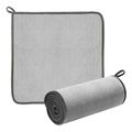 baseus easy life microfiber cleaning cloth 40x40cm 2 pack grey extra photo 1