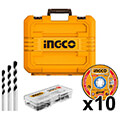 set ergaleia mpatarias 20v li ion 2 tem ingco ckli20273e extra photo 4