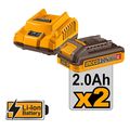 ergaleia compact mpatarias 20v li ion set 2 tem ingico ckli20275e extra photo 1