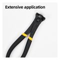deli end cutter 180mm with non slip coated handle black edl20407 extra photo 2