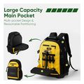 deli tools backpack 17 with hard case yellow black edl586122 extra photo 4