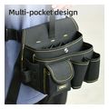 deli tool waist bag 25 x 14 x 22cm black edl p5 extra photo 1