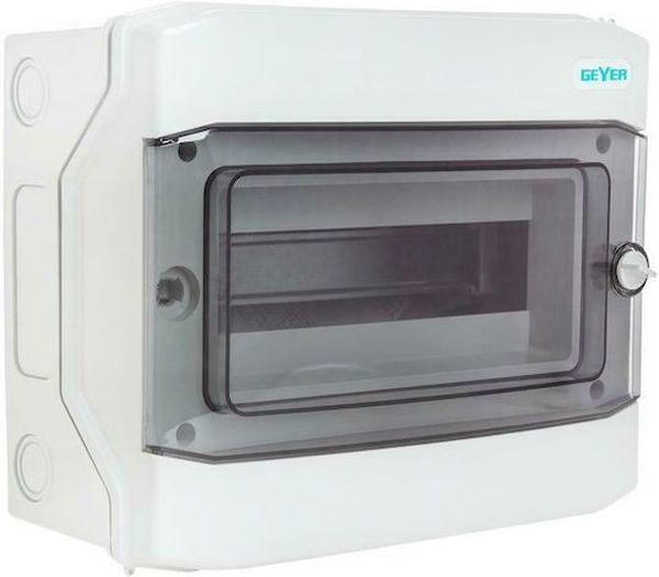 Geyer Πινακας Επιτοιxος Vw 1x12θ Διαφανη Πορτα Ip65 - Υλικα πινακα (TLS ...