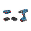   BOSCH PRO GSR 18V-21 2X 2AH LI-ION L-BOXX  06019H1008