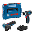   12V BOSCH PRO  GSR 12V-15 +  GWS 12V-76 2X2A 0615990N2U