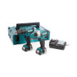 set makita 12v drapanokatsabido kroystiko hp333d palmiko katsabidi td110d 2x2ah clx228aj photo