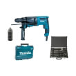 pistoleto ilektriko pneymatiko makita 26mm 800watt sds plus avt taxytsok set 17 tem hr2631ft12 photo