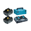 makita battery kit 18v 2x bl1860 6ah dc18rd dual charger makpac 198077 8 photo makita battery kit 18v 2x bl1860 6ah dc18rd dual charger makpac 198077 8 photo