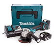 goniakos troxos mpatarias makita 18v brushless 125mm 2x 5ai balitsa makpac dga513rtj photo