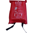 fire blanket 180 x 180 cm red bag photo