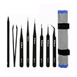 set 8 tem mikroergaleia ilektronikon pcwork pcw08f tweezer set esd safe photo