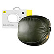 baseus comfort ride series double sided car headrest pillow forest green black photo