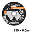 diskos leiansis sidiroy inox waltter 230x60mm waltter 2306022 photo