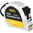 deli steel tape measure 5m 16 x19mm silver edl270005cy photo