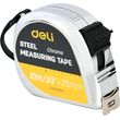 deli steel tape measure 10m 33 x25mm silver edl270010cy photo