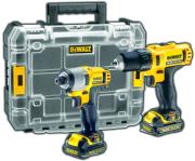 set drapanokatsabido dewalt 10mm 108v li ion dcd710s2 katsabidi 108v li ion dcf815s2 dck211c2t photo