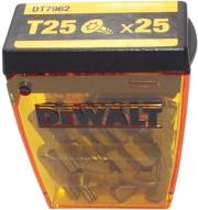 set 25 tem mytes dewalt torx bits t25 dt7962 photo