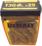 set 25 tem mytes dewalt torx bits t30 dt7963 photo