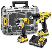 set drapanokatsabido dewalt 10mm 12v dcd710d2 katsabidi 12v dcf815d2 2x2ah li ion dck211d2t photo