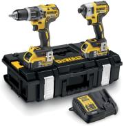 set drapanokatsabido palmiko katsabidi dewalt 18v li ion 2x 5ah brushless dck266p2 photo