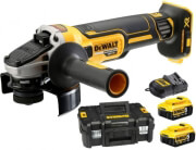 goniakos troxos mpatarias dewalt 18v 125mm 2x 5ai xr li ion brushless dcg405p2 photo