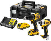 set brushless drapanokatsabido kroystiko palmiko dewalt 18v 2x 2ah li ion t stak dck2062d2t