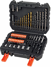 set 50 tem black decker trypania titanioy xyloy domylikon mytes karydakia a7188