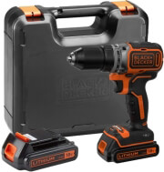 drapanokatsabido mpatarias black decker 13mm 2 tax 18v li ion 2x15ai brushless kasetina bl186kb photo