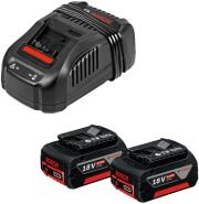 set bosch pro 2 mpataries li ion gba 18v 6ah taxyfortistis gal 1880cv 1600a00b8l photo