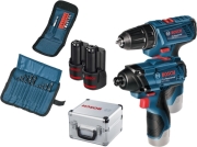 set drapanokatsabido palmiko katsabidi mpatarias bosch pro 12v 2x 15v li ion 06019f0003 photo